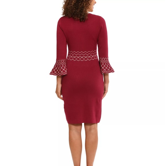 LONDON TIMES SWEATER DRESS - Picture 2 of 2